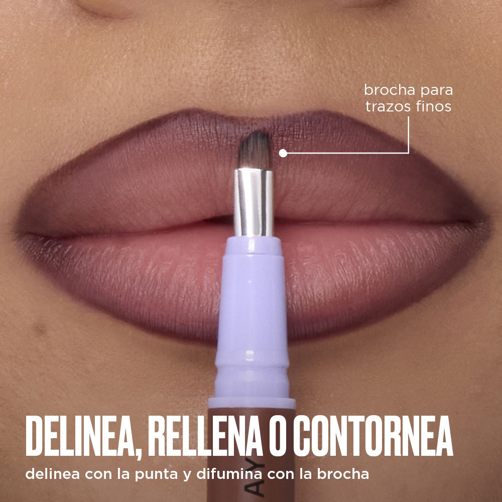 LIP TOY STAINING BRUSH LIP LINER (DELINEADOR PARA LABIOS)